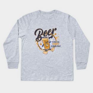 Beer for happy hour Kids Long Sleeve T-Shirt